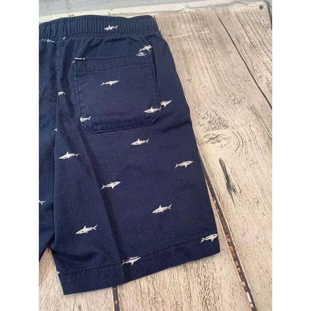 OLD NAVY Boy’s Navy Shark Bermuda Shorts / Size: Small 6-7